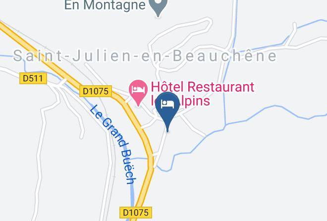 Hautes Alpes - Hotel Bermond Maps