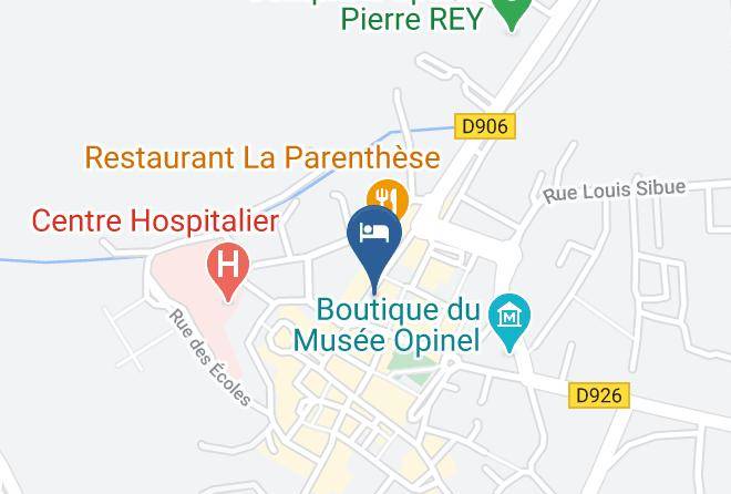 Savoie - Hotel Bernard Maps
