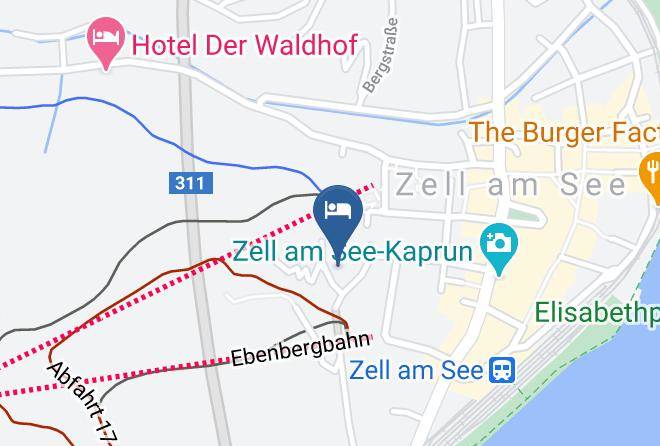 Zell Am See - Hotel Berner Zell Am See Maps