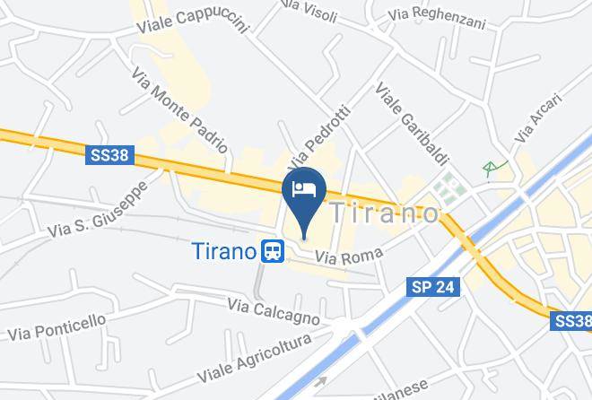 Sondrio - Hotel Ristorante Bernina Tirano Maps