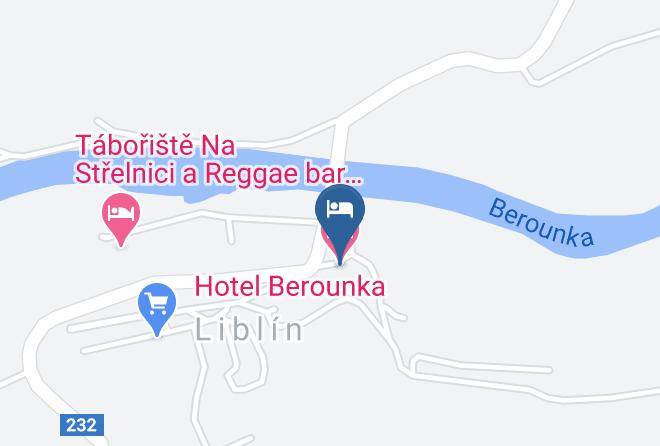 Rokycany - Hotel Berounka Maps