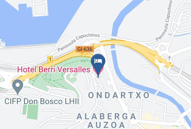 Hotel Berri Versalles Map