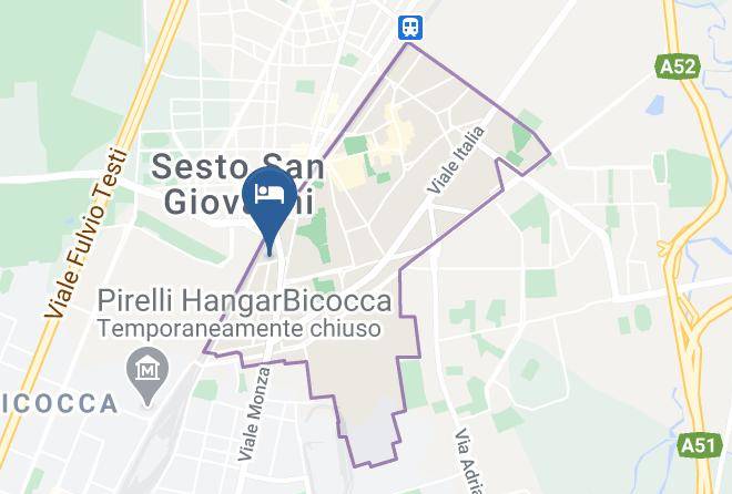 Milan - Hotel Bert 3 Stelle Maps