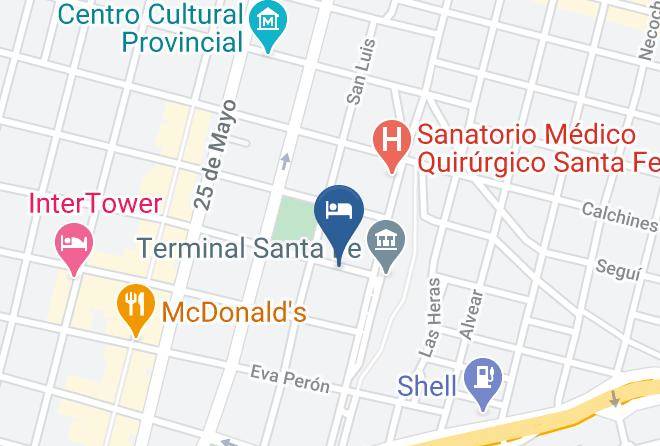 Santa Fe - Hotel Bertaina Maps