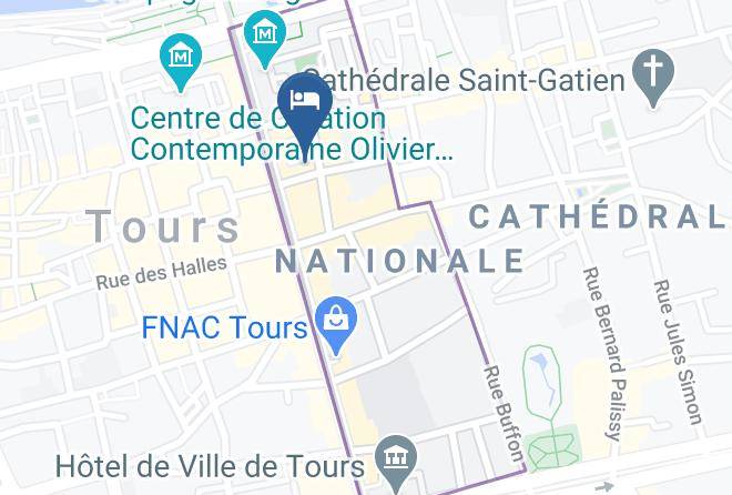 Indre Et Loire - Hotel Berthelot Maps
