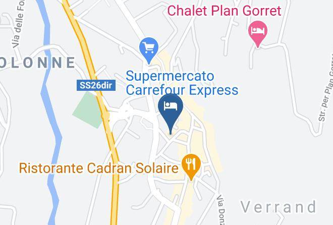 Aosta - Hotel Berthod Maps