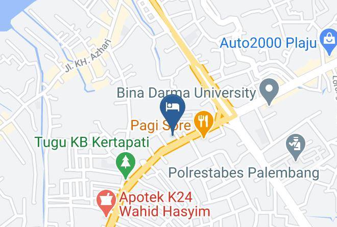 Palembang - Hotel Besemah Dempo Maps