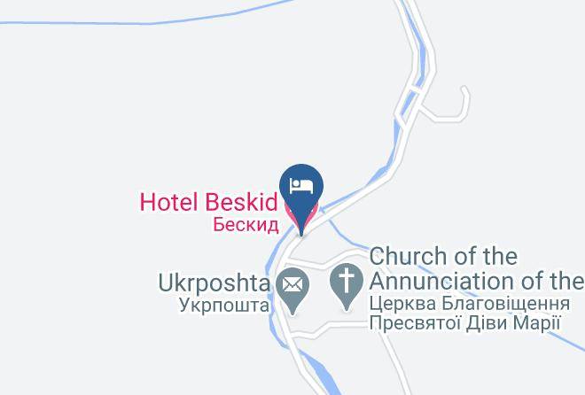 Mizhhirya Raion - Hotel Beskid Maps