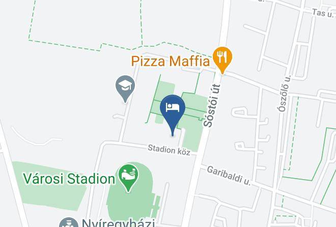 Nyiregyhaza - Hotel Bessenyei Maps