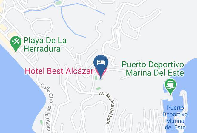 Hotel Best Alcazar Map