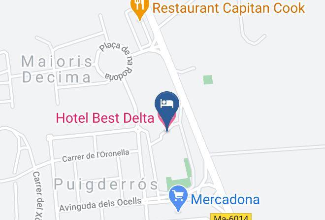 Baleares - Hotel Best Delta Maps