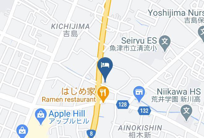 Uozu City - Hotel Best Inn Uozu Maps