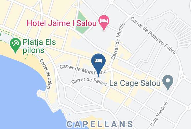 Tarragona - Hotel Best Los Angeles Maps