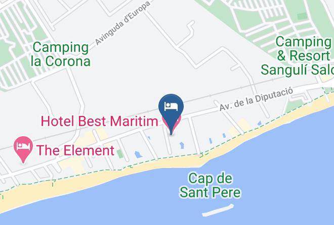 Tarragona - Hotel Best Maritim Maps