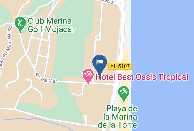 Almeria - Hotel Best Mojacar Maps
