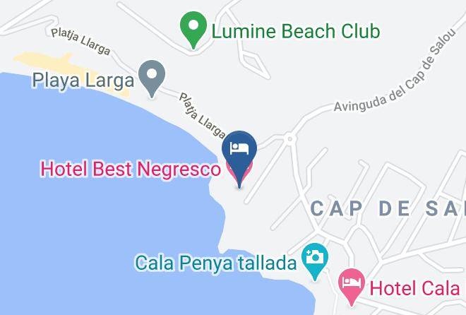 Hotel Best Negresco Map