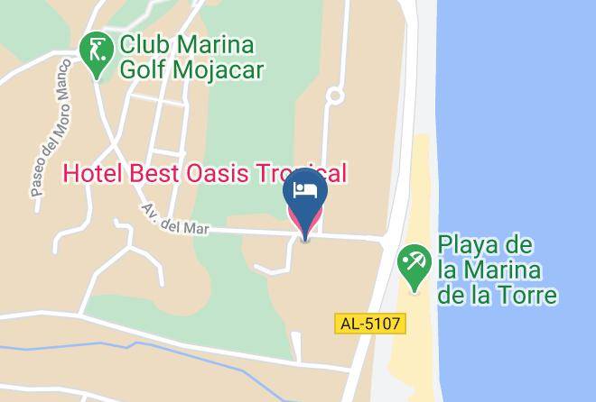 Almeria - Hotel Best Oasis Tropical Maps