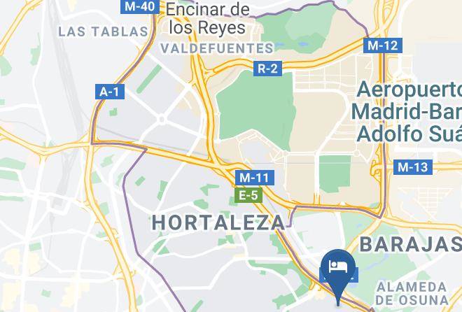 Madrid - Hotel Best Osuna Feria Madrid Maps