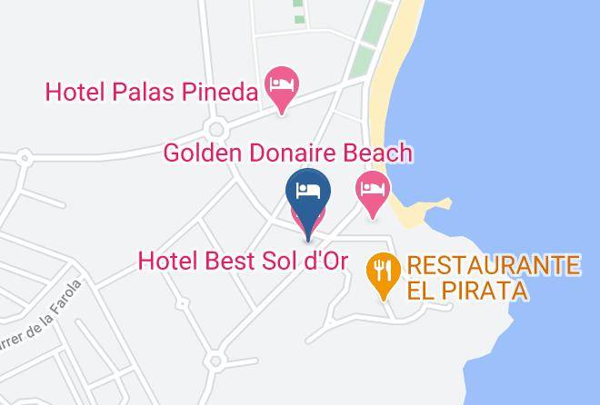 Tarragona - Hotel Best Sol D'or Maps