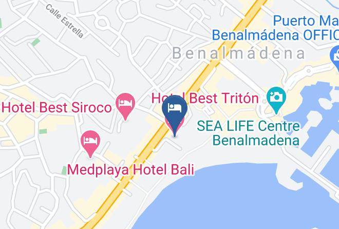 Malaga - Hotel Best Triton Maps