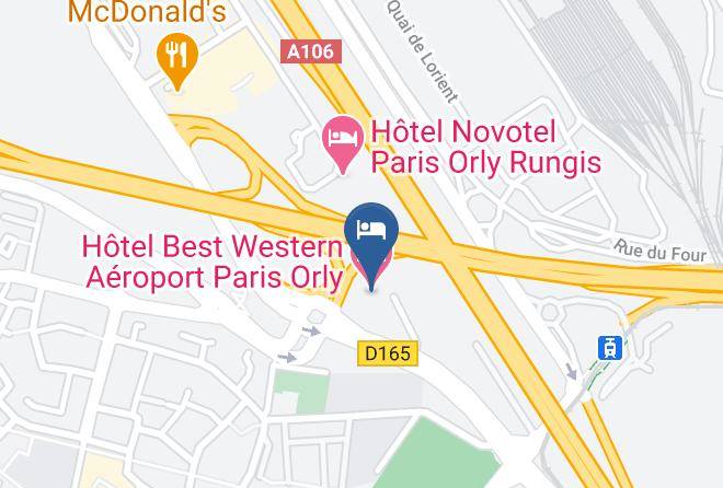 Val De Marne - Hotel Best Western Aeroport Paris Orly Maps