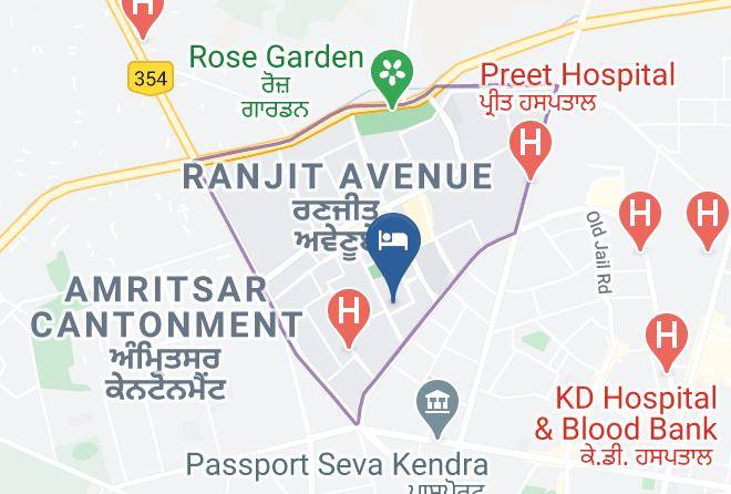 Amritsar - Hotel Best Western Merrion Maps