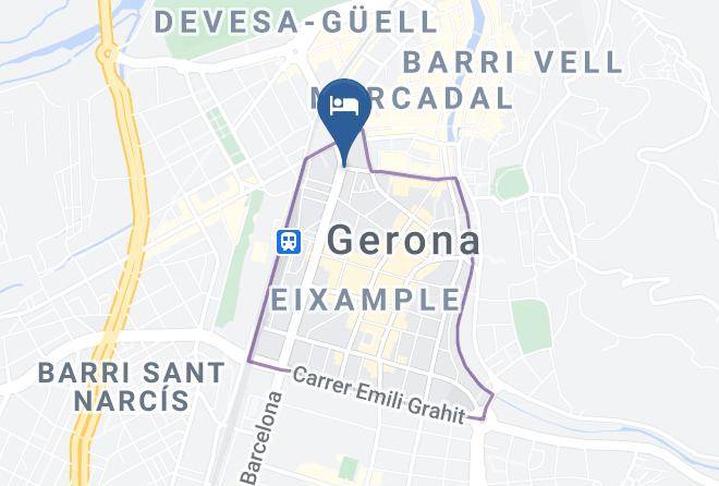 Girona - Hotel Bestprice Girona Maps