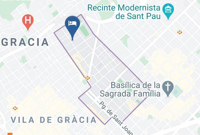 Barcelona - Hotel Bestprice Gracia Maps