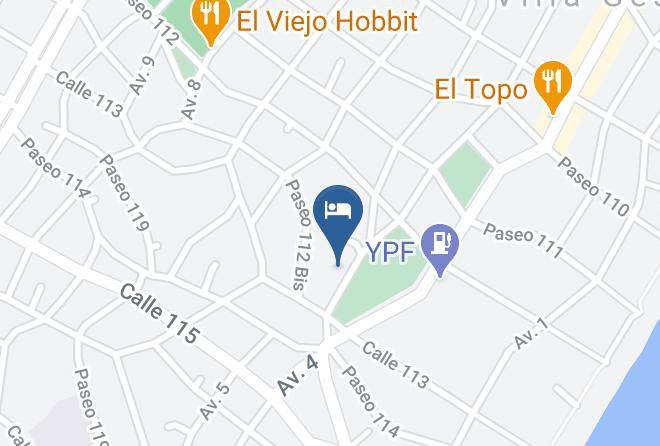 Villa Gesell - Hotel Besuvio Maps