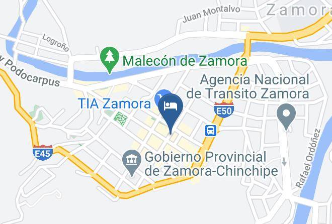 Zamora - Hotel Betania Maps