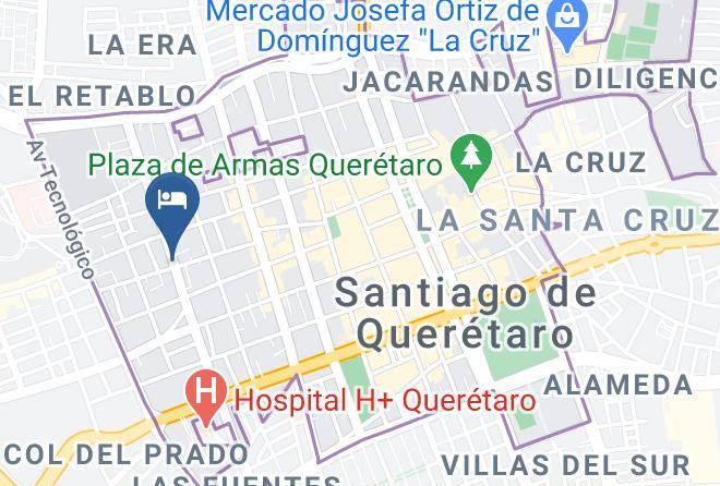 Hotel Betesda Del 57 Mapa
 - Queretaro - Santiago De Queretaro
