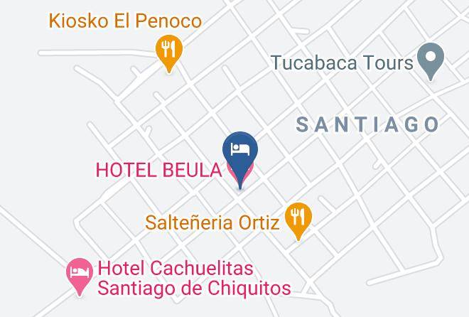 Chiquitos - Hotel Beula Maps
