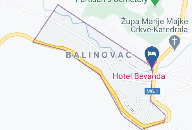 Hercegovacko Neretvanski - Hotel Bevanda Maps