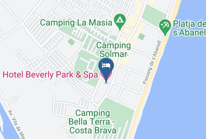 Girona - Hotel Beverly Park & Spa Maps