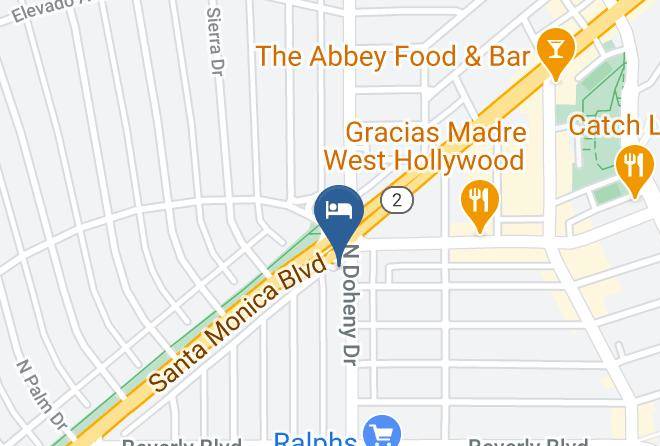 Los Angeles - Hotel Beverly Terrace Maps