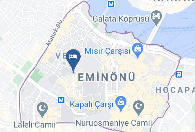 Fatih - Hotel Beyaz Kosk Cafe Maps