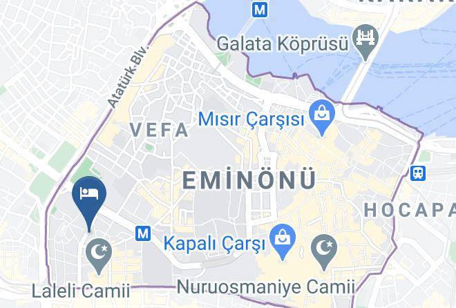 Fatih - Beyaz Kugu Hotel Maps