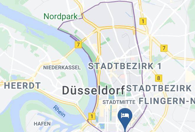 Dusseldorf - Hotel Beyer Maps