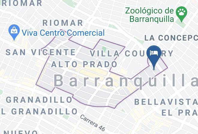 Barranquilla - Hotel Bh Barranquilla Maps