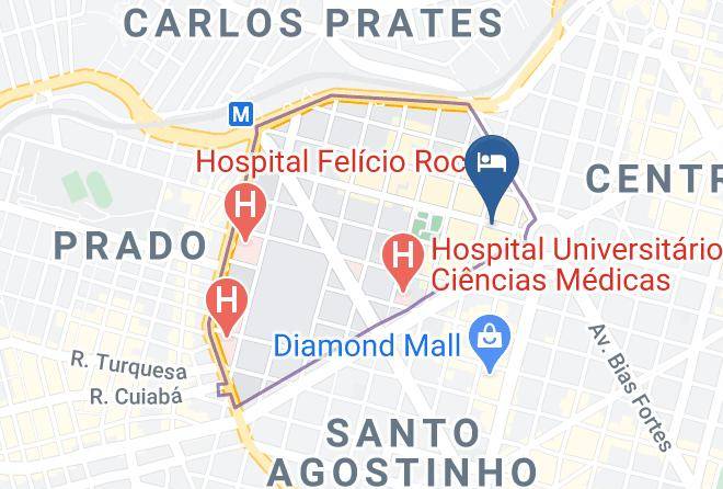 Belo Horizonte - Hotel Bh Palace Maps
