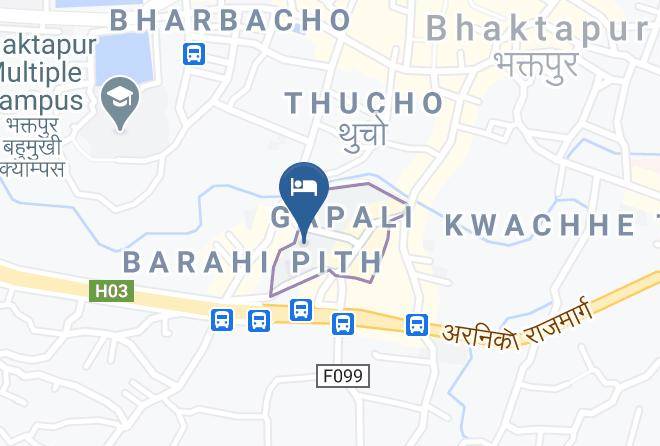 Hotel Bhadgaon Map