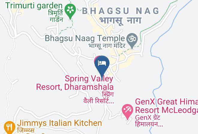 Dharmsala - Hotel Bhagsu Heights Maps