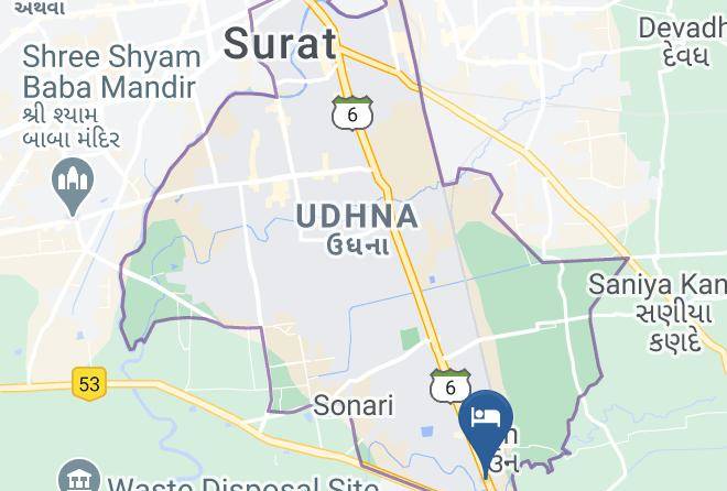 Surat - Hotel Bhagyashree Maps