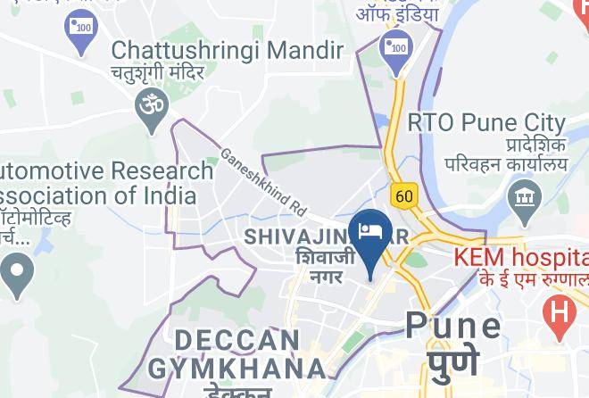 Pune - Hotel Bhooshan Maps