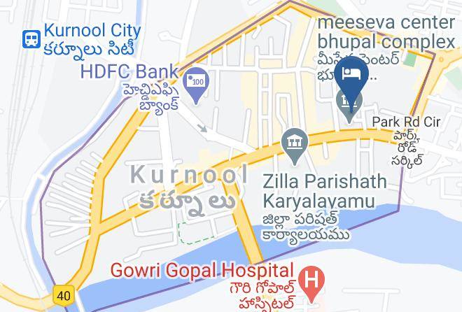 Kurnool - Hotel Bhupal Residency Maps