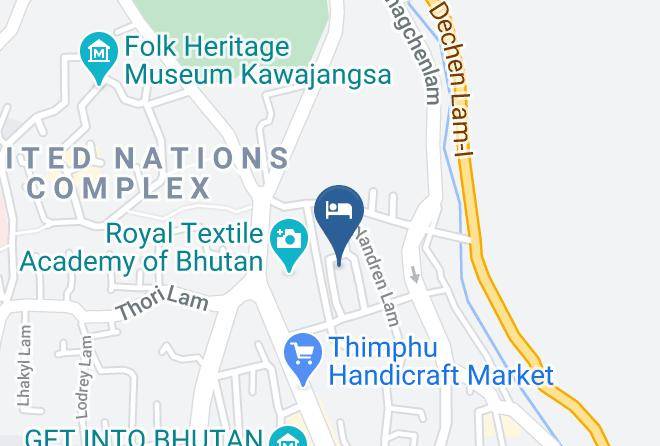 Thimphu - Hotel Bhutan Maps