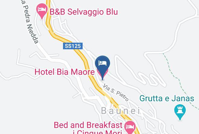 Nuoro - Hotel Bia Maore Maps