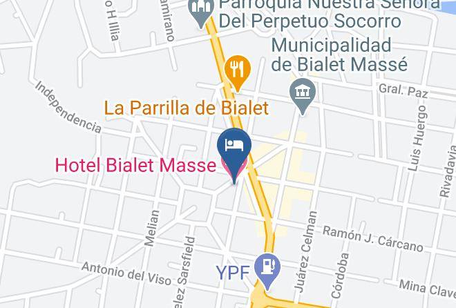 Punilla Department - Hotel Bialet Masse Maps