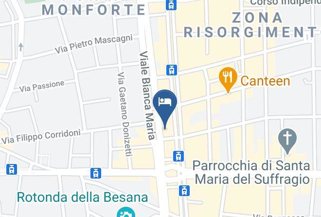 Milan - Hotel Bianca Maria Palace City Center Maps