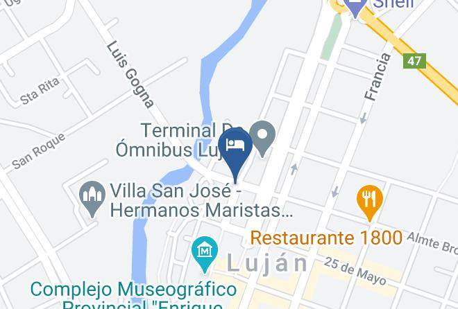 Lujan - Hotel Biarritz Maps